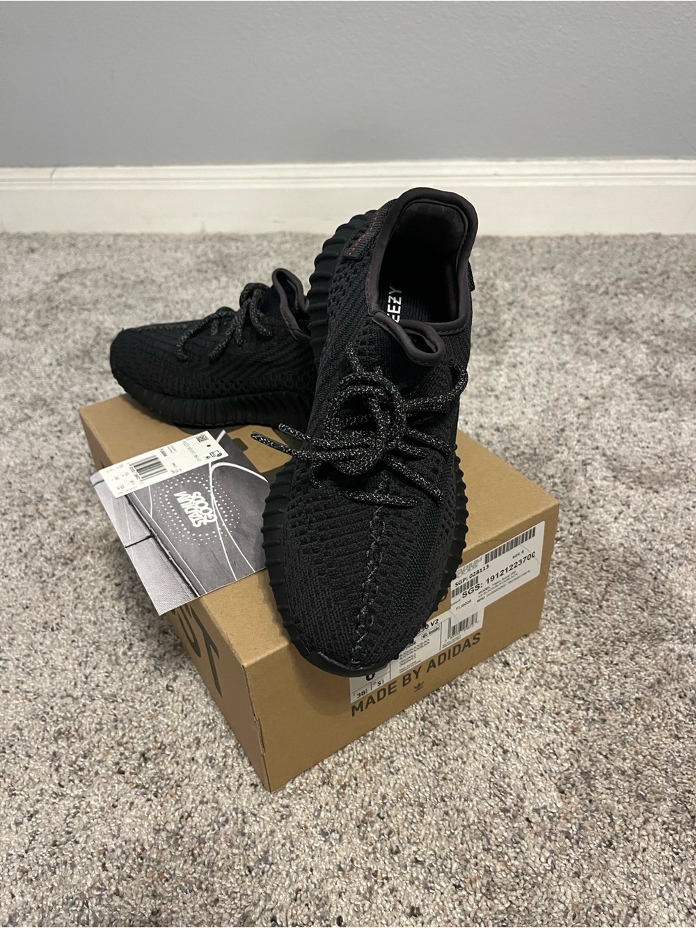 adidas Black Yeezy Boost 350 V2 Sneaker